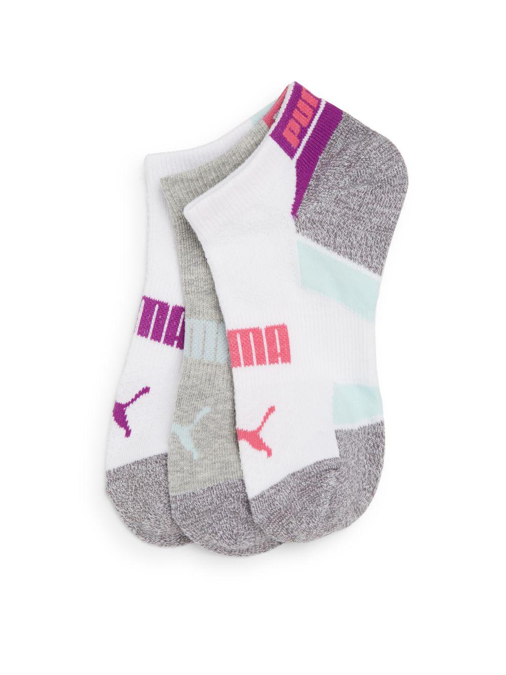 Lyst Puma Ankle Socksthree Pack In White 